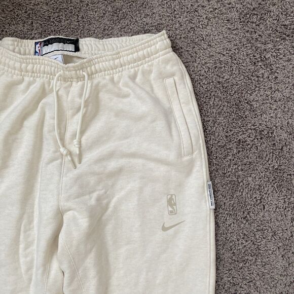 Nike NBA Golden State Warriors Sweatpants Team Issue Cream DN7916-027 2XL Tall - Picture 4 of 8